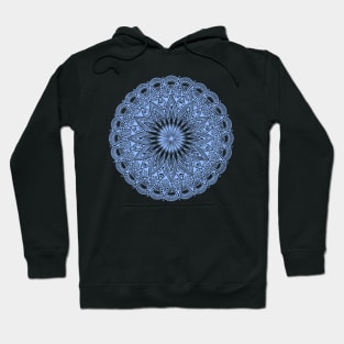 Mandala (pastel blue) Hoodie